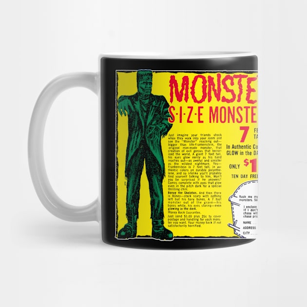 Monster Size Monsters comic book ad by MarbitMonster